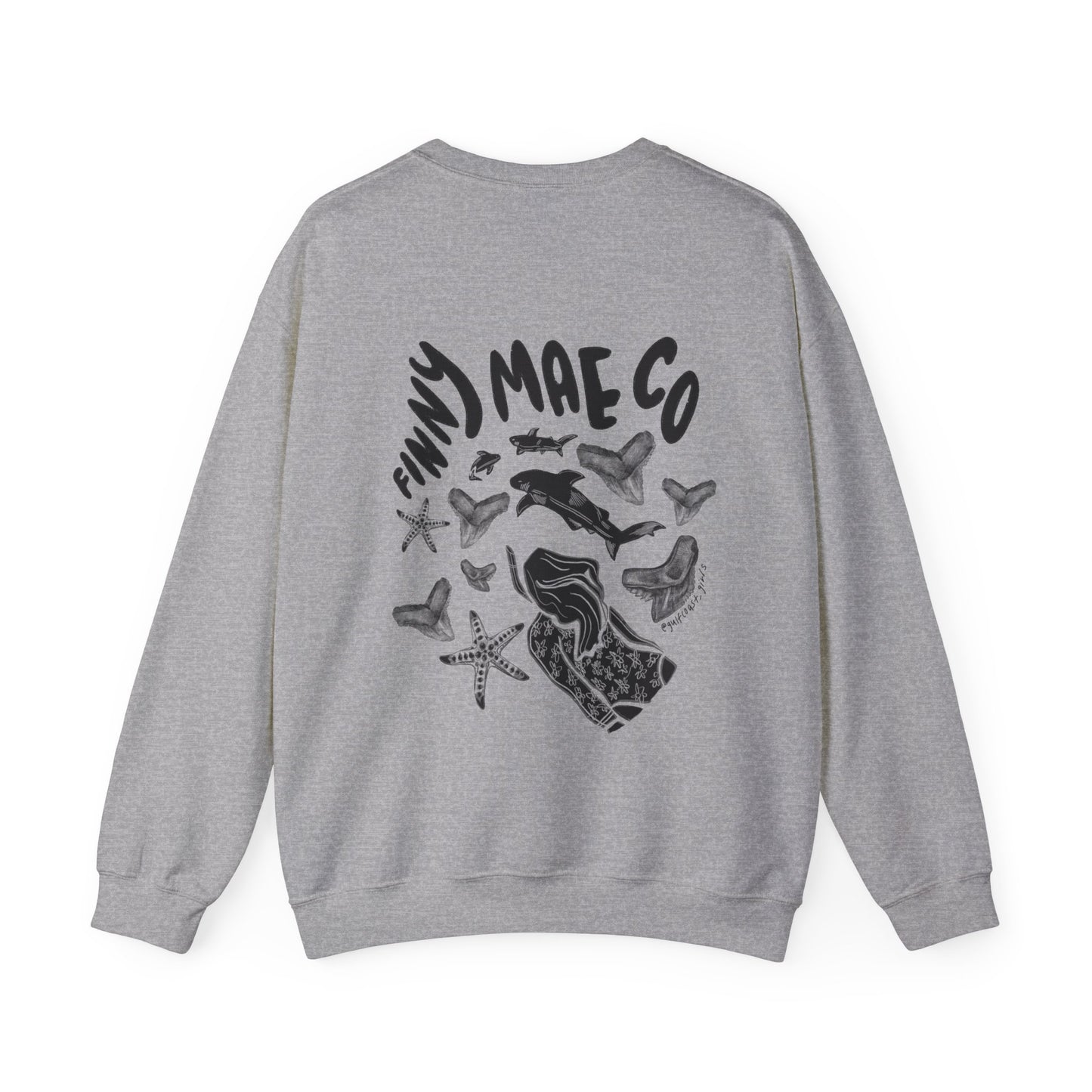 Finnymae co. X Gulf Coast Girls Crewneck